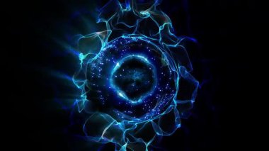 Parlak enerji ışık yayan bir küre yaratır, eşsiz bir elektrik atmosferi yaratır..