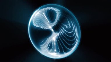 Enerjik oval küre dalgalar ve ışıkla oynar. Eşsiz inci desenler yaratır. Yeni bir hayat yaratır..