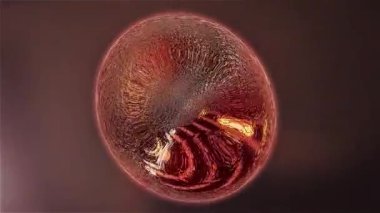 Enerjik oval küre dalgalar ve ışıkla oynar. Eşsiz inci desenler yaratır. Yeni bir hayat yaratır..