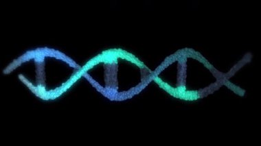  Bu video insan DNA 'sı, mikrobiyoloji, RNA proteini, farmasötik sağlık, genetik, kök hücre araştırmaları, sağlık hizmetleri veya insan genomu için mükemmel bir konsept oluşturur.. 