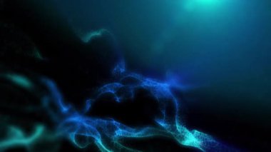 Plazma dalgaları uzayda sorunsuz hareket ederek enerji ve ışık yayar..