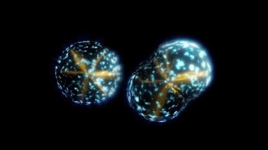 Yaşayan bir organizmanın hücreleri bölünür, kontrol edilemeyen büyüme ve hücre ve bakterilerin çoğalma sürecini açıkça gösterir..