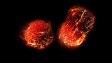 Yaşayan bir organizmanın hücreleri bölünür, kontrol edilemeyen büyüme ve hücre ve bakterilerin çoğalma sürecini açıkça gösterir..