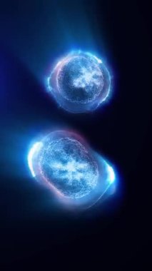 Yaşayan bir organizmanın hücreleri bölünür, kontrol edilemeyen büyüme ve hücre ve bakterilerin çoğalma sürecini açıkça gösterir..