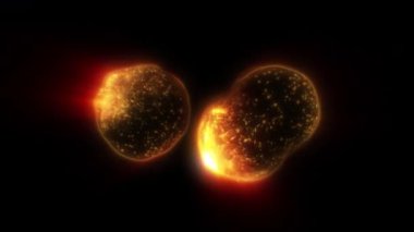 Yaşayan bir organizmanın hücreleri bölünür, kontrol edilemeyen büyüme ve hücre ve bakterilerin çoğalma sürecini açıkça gösterir..