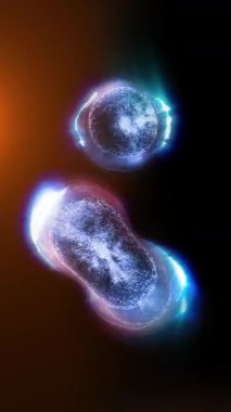 Yaşayan bir organizmanın hücreleri bölünür, kontrol edilemeyen büyüme ve hücre ve bakterilerin çoğalma sürecini açıkça gösterir..