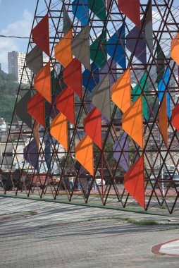 Barselona şehrinin modern binası.