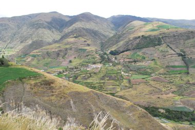 Cucco, Peru 'daki İnka Vadisi' nden manzara