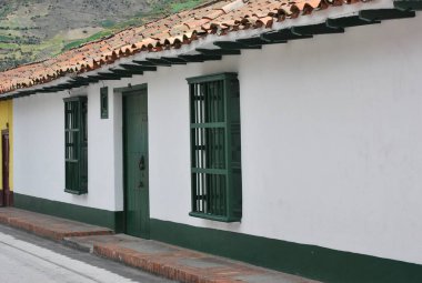 Cucco, Peru 'daki geleneksel koloni evi.