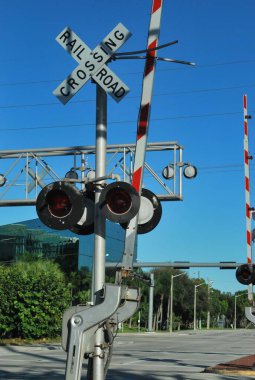 Şehirdeki tren rayları