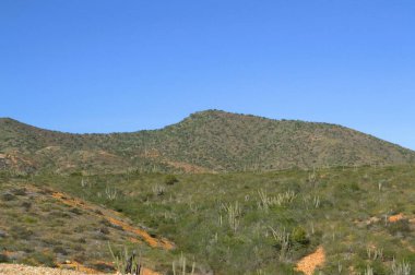 İsrail 'in kuzeyindeki dağların manzarası