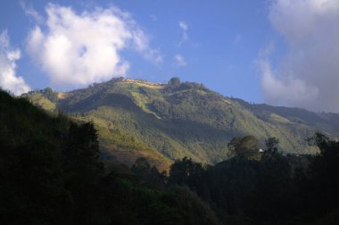 Dağların güzel manzarası