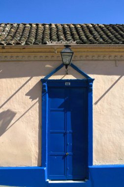 Lisbon 'daki mavi kapı.