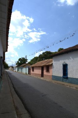 Barselona şehrinin sokak manzarası
