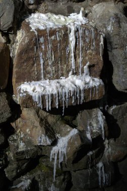 Şelaledeki sarkıtlar