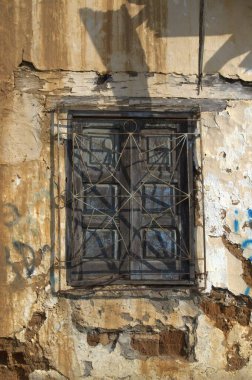 Kudüs şehrinin eski penceresi