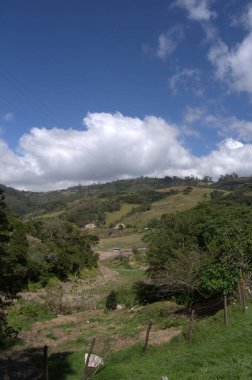 Ekvator 'daki güzel manzara, doğa.