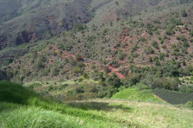 Dağların güzel manzarası