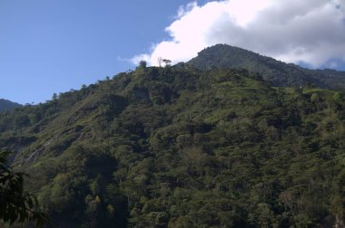 Dağların güzel manzarası