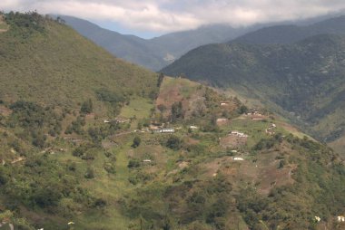 Dağların güzel manzarası