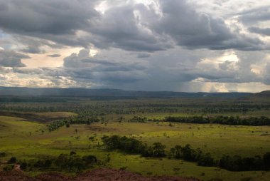 Dağların güzel manzarası