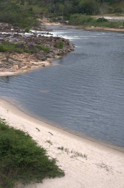 Deniz manzarası ve kumsal.