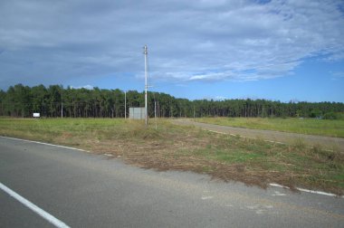 Kırsalda boş bir yol