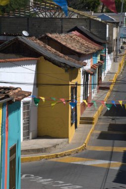 Barselona, İspanya 'nın sokak manzarası