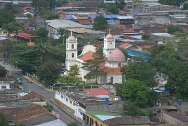 Eski şehrin manzarası.