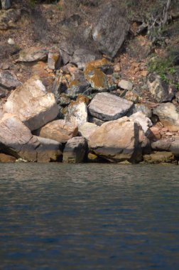 Güzel göl manzarası