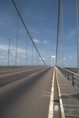 view of bridge over the river