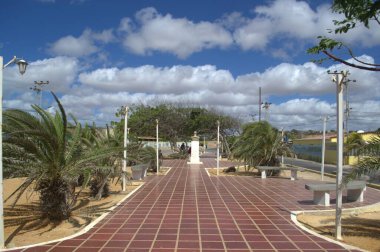 Güzel liman manzarasının manzarası