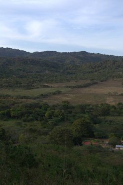 İsrail 'in kuzeyindeki dağların manzarası