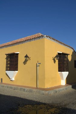 Eski şehrin güzel manzarası