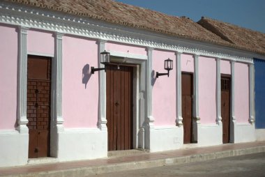 Küba 'daki sömürge binası.