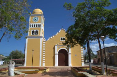 Şili 'nin güneyindeki Atakama kasabasındaki San Pedro de Atakama Kilisesi.