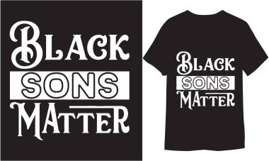 Siyah Baba t-shirt tasarımının vektör çizimi.