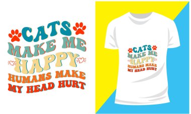 Cat T-shirt,  Typography Design,  Custom Tee, Pet Lover,  Quote Design Animal, Clothing, Fashion Design,  Paw Vector,  Vector PNG, Meow, Template, Tee Shirt,  Bundle Typographic, Print On Demand,