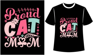 Cat T-shirt,  Typography Design,  Custom Tee, Pet Lover,  Quote Design Animal, Clothing, Fashion Design,  Paw Vector,  Vector PNG, Meow, Template, Tee Shirt,  Bundle Typographic, Print On Demand,