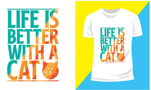 Cat T-shirt,  Typography Design,  Custom Tee, Pet Lover,  Quote Design Animal, Clothing, Fashion Design,  Paw Vector,  Vector PNG, Meow, Template, Tee Shirt,  Bundle Typographic, Print On Demand,
