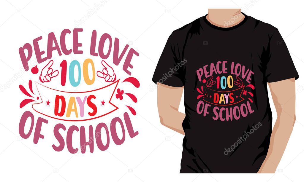 T shirt shirt design with a book and typography illustration, Back To School, Clothes, Back To School Day,  Education, Learn, Learning, Paradise, School Days, School Life, School Time, school backpack Lettering,