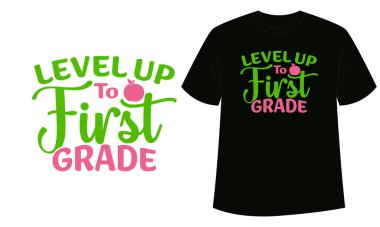 t-shirt tasarımı, vektör illüstrasyonu, renk grafiği