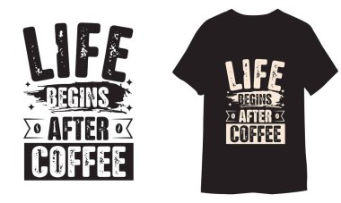 Kafe gömleği tipografi tasarımı, Funny Coffee Bundle, Kahve Alıntısı, modaya uygun kahve tişörtü, tişört şablonu, gömlek tasarımı, siyah gömlek, klasik harfler, motivasyon alıntısı, gömlek modeli