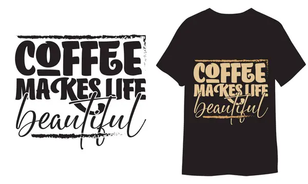 Kahve gömleği tasarımı vektör çizimi, Funny Coffee Bundle, Coffee Alote, modaya uygun kahve tişörtü şablonu, gömlek tasarımı, siyah gömlek, klasik harf, motivasyon alıntısı, gömlek modeli