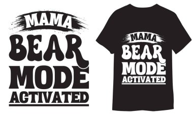 T-shirt tasarım şablonu. Süblimleşme, demet, komik alıntılar, anne yakıtı, siluet kesme, anne tişörtü, anne tişörtü komik, çok satan anneler günü tişörtü, tipografi tişörtü, anne..