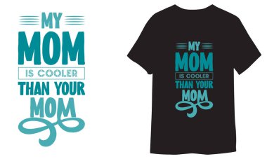 En iyi anne-kız tişört tasarımı.