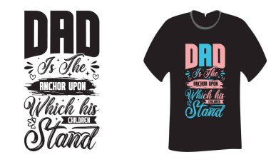 T-shirt tasarımı tipografi ve harflerle.