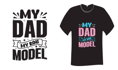 T-shirt tasarımı tipografi ve harflerle.