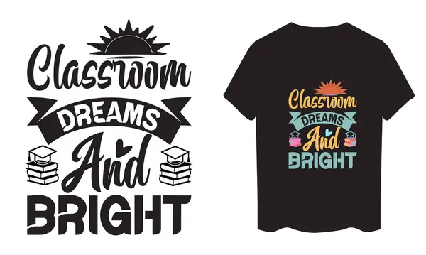 Klasik tipografi ile t-shirt baskı tasarımının vektör illüstrasyonu