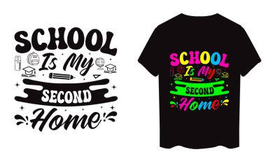 Vektör illüstrasyonu - bir t-shirt tasarımı.